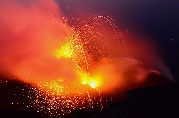 Vulkanausbruch Stromboli